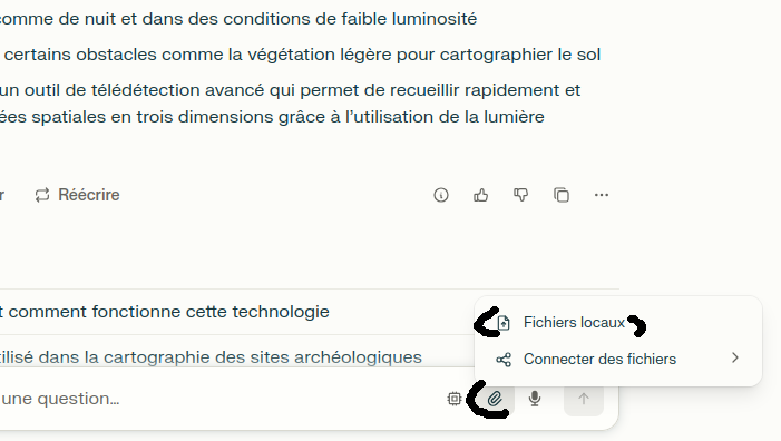 Selection de fichier