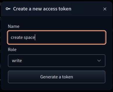 generate new token